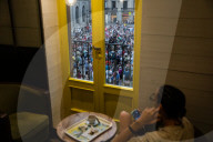 Protest By The Palestinian Community In Barcelona In Solidarity With Palestine.