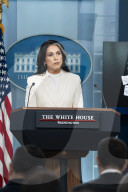 Director Of National Intelligence Tulsi Gabbard Speaks  At The White House Press Brefing 