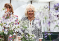 King Charles and Queen Camilla at the Sandringham Flower Show in Sandringham, UK.
