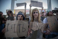 Kharkiv Takes To The Streets To Protest Against Ukraine's Controversial Law On Anti-corruption Institutions