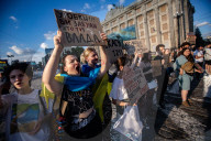 Kharkiv Takes To The Streets To Protest Against Ukraine's Controversial Law On Anti-corruption Institutions