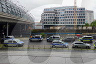 Police Vehicles At Berlin Central Station