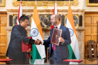 Prime Minister Keir Starmer meets Narendra Modi at Chequers