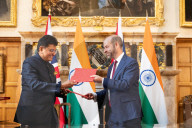 Prime Minister Keir Starmer meets Narendra Modi at Chequers