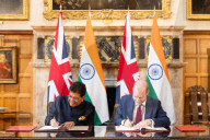 Prime Minister Keir Starmer meets Narendra Modi at Chequers