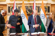 Prime Minister Keir Starmer meets Narendra Modi at Chequers