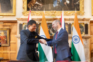 Prime Minister Keir Starmer meets Narendra Modi at Chequers