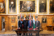 Prime Minister Keir Starmer meets Narendra Modi at Chequers