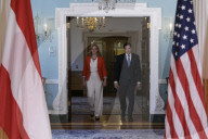 DC: Sec Rubio and FM Beate Meinl hold a State department Bilateral Meeting
