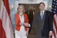 DC: Sec Rubio and FM Beate Meinl hold a State department Bilateral Meeting