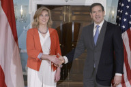 DC: Sec Rubio and FM Beate Meinl hold a State department Bilateral Meeting