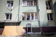 Double Attack With Russian Guided Bombs In The Center Of Kharkiv