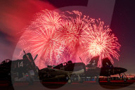 Night Airshow At EAA AirVenture 2025
