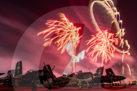 Night Airshow At EAA AirVenture 2025