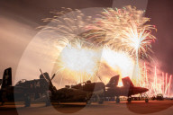 Night Airshow At EAA AirVenture 2025