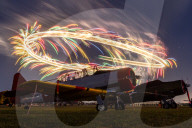 Night Airshow At EAA AirVenture 2025