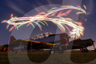 Night Airshow At EAA AirVenture 2025