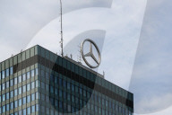 Mercedes-Benz Star On Office Tower