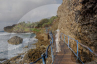Mbuluk Beach In Yogyakarta Indonesia