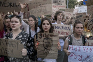 Ukrainians Protest Against A Newly Passed Law, Which Curbs Independence Of Anti-corruption Institutions