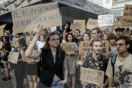 Ukrainians Protest Against A Newly Passed Law, Which Curbs Independence Of Anti-corruption Institutions