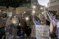 Ukrainians Protest Against A Newly Passed Law, Which Curbs Independence Of Anti-corruption Institutions