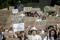 Ukrainians Protest Against A Newly Passed Law, Which Curbs Independence Of Anti-corruption Institutions