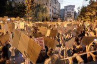 Ukrainians Protest Against A Newly Passed Law, Which Curbs Independence Of Anti-corruption Institutions