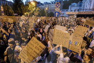 Ukrainians Protest Against A Newly Passed Law, Which Curbs Independence Of Anti-corruption Institutions