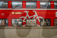 Airport Express Train At Berlin Main Station