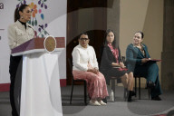 Mexico’s President Claudia Sheinbaum Holds Briefing