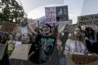 Ukrainians Take Part In The Third Consecutive Day Of Protests Near The Presidential Office