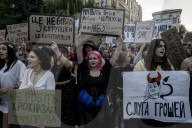 Ukrainians Take Part In The Third Consecutive Day Of Protests Near The Presidential Office