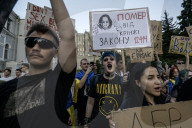 Ukrainians Take Part In The Third Consecutive Day Of Protests Near The Presidential Office