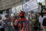 Ukrainians Take Part In The Third Consecutive Day Of Protests Near The Presidential Office