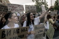Ukrainians Take Part In The Third Consecutive Day Of Protests Near The Presidential Office