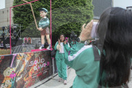 Promotional Event Of The Popular Netflix's South Korean TV Series "Squid Game" In Indonesia