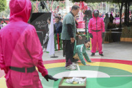 Promotional Event Of The Popular Netflix's South Korean TV Series "Squid Game" In Indonesia