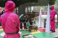 Promotional Event Of The Popular Netflix's South Korean TV Series "Squid Game" In Indonesia