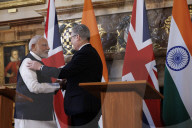 Prime Minister Keir Starmer meets Narendra Modi at Chequers