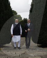 Prime Minister Keir Starmer meets Narendra Modi at Chequers