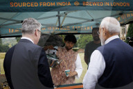 Prime Minister Keir Starmer meets Narendra Modi at Chequers