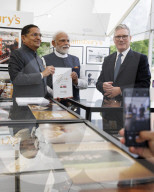 Prime Minister Keir Starmer meets Narendra Modi at Chequers