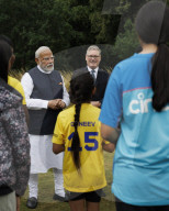 Prime Minister Keir Starmer meets Narendra Modi at Chequers