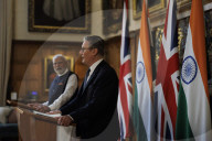 Prime Minister Keir Starmer meets Narendra Modi at Chequers