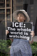Protesters Hold Anti-ICE Vigil For Detained Immigrants In New  York City