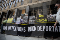 Protesters Hold Anti-ICE Vigil For Detained Immigrants In New  York City