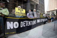 Protesters Hold Anti-ICE Vigil For Detained Immigrants In New  York City