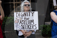 Protesters Hold Anti-ICE Vigil For Detained Immigrants In New  York City
