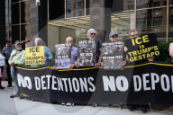 Protesters Hold Anti-ICE Vigil For Detained Immigrants In New  York City